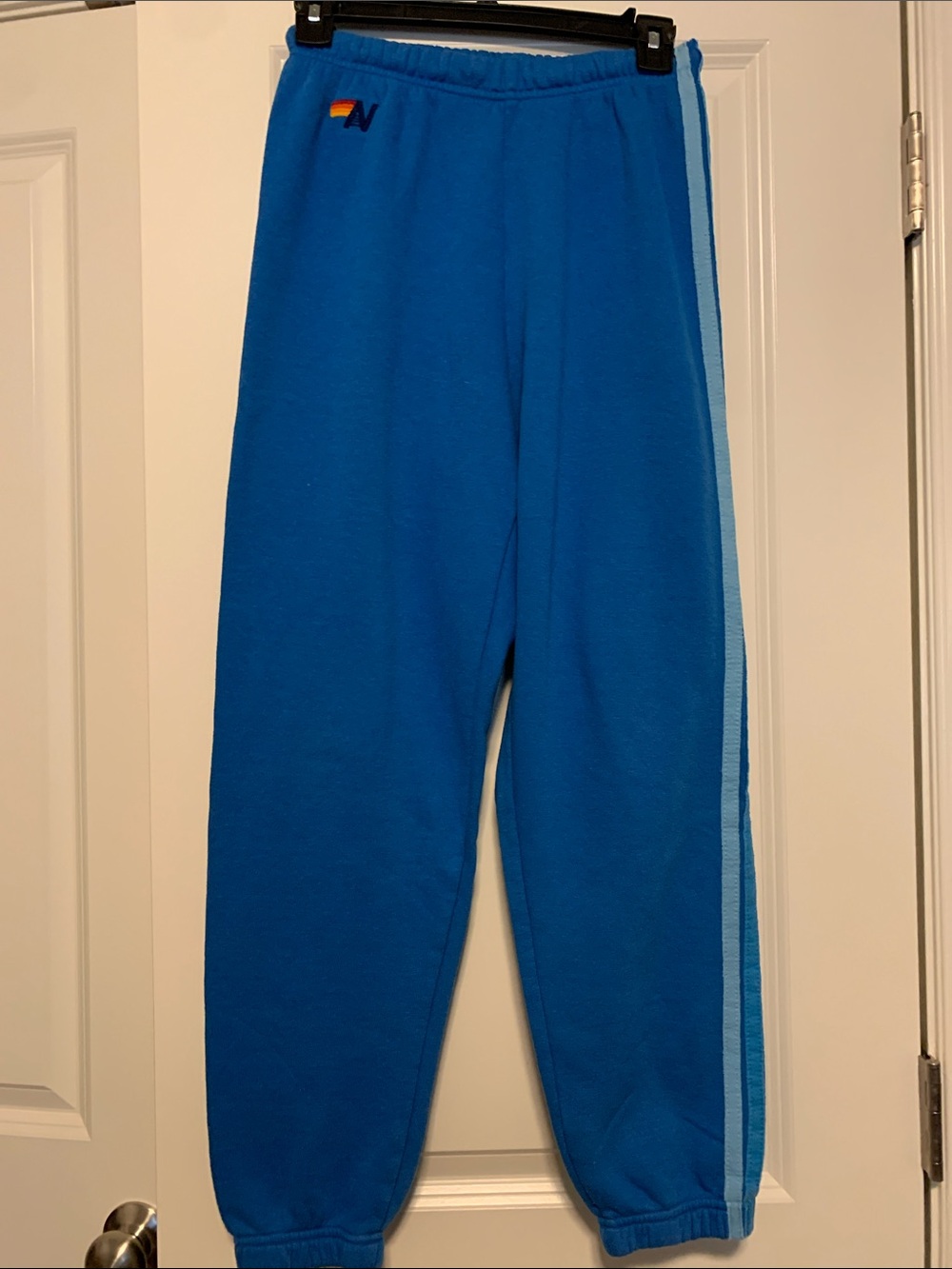 Aviator Nation Blue Fleece Joggers, Sz XS